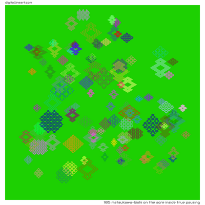 The Acre Inside True Pausing — Matsukawa-bishi, 105 elements