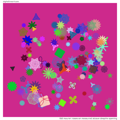 Measured Alcove despite Opening — 132 Maurer roses