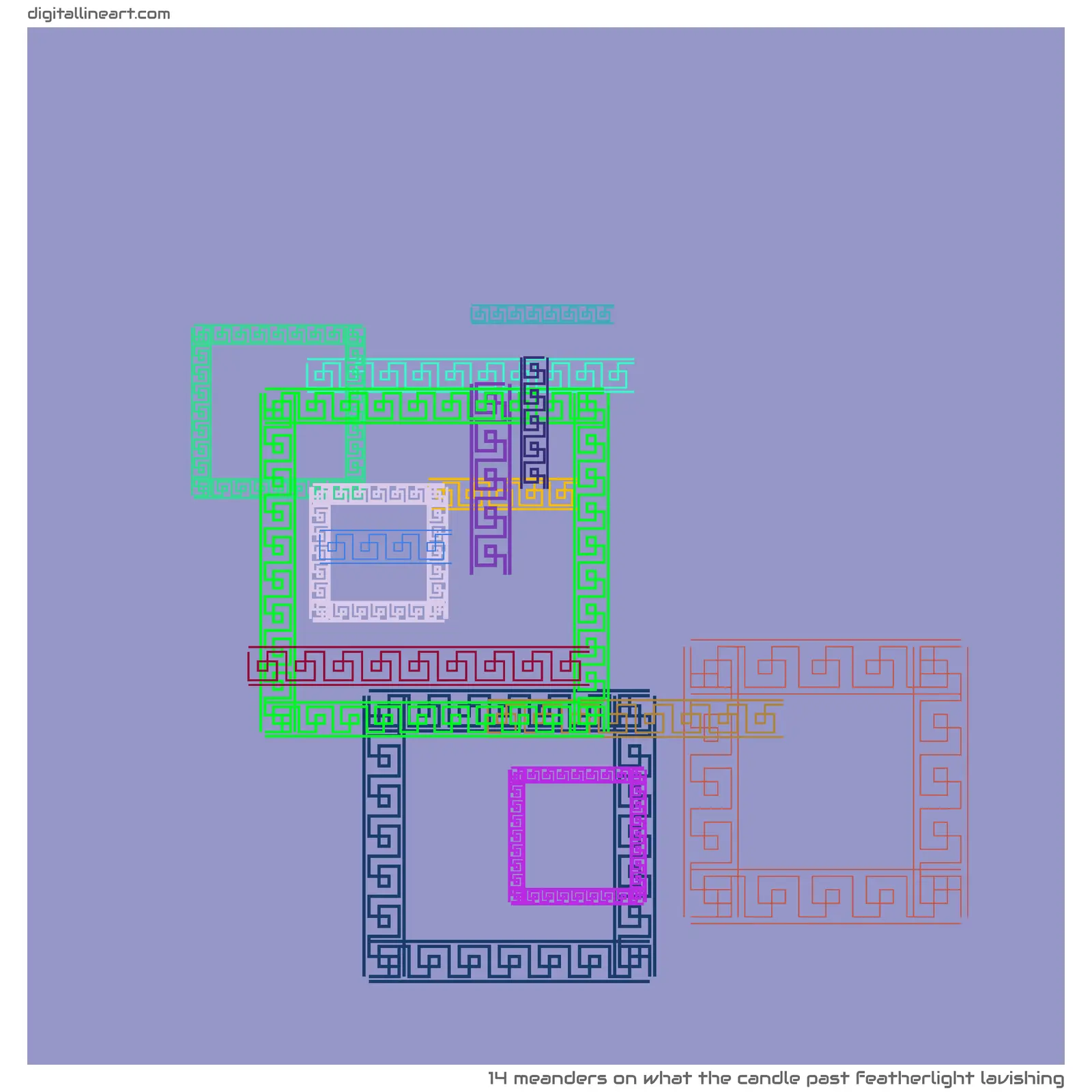 What the Candle past Featherlight Lavishing — 14 meanders