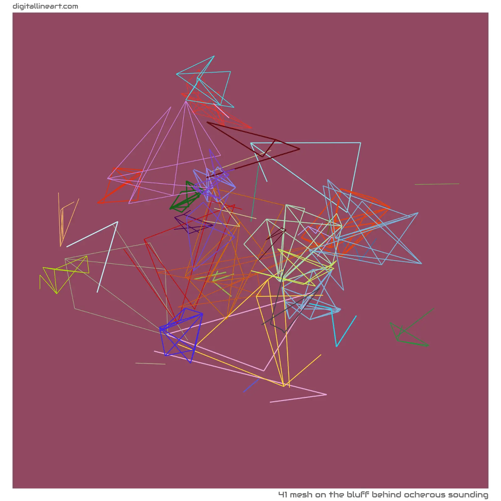 The Bluff behind Ocherous Sounding — Mesh, 41 elements