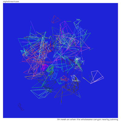 When the Wholesome Canyon nearby Calming — Mesh, 94 elements