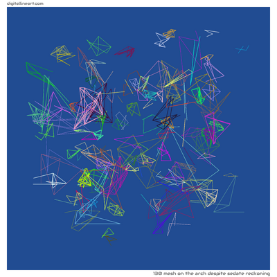 The Arch despite Sedate Reckoning — Mesh, 130 elements