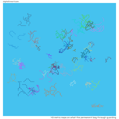 What the Permanent Bog through Guarding — 43 metro maps