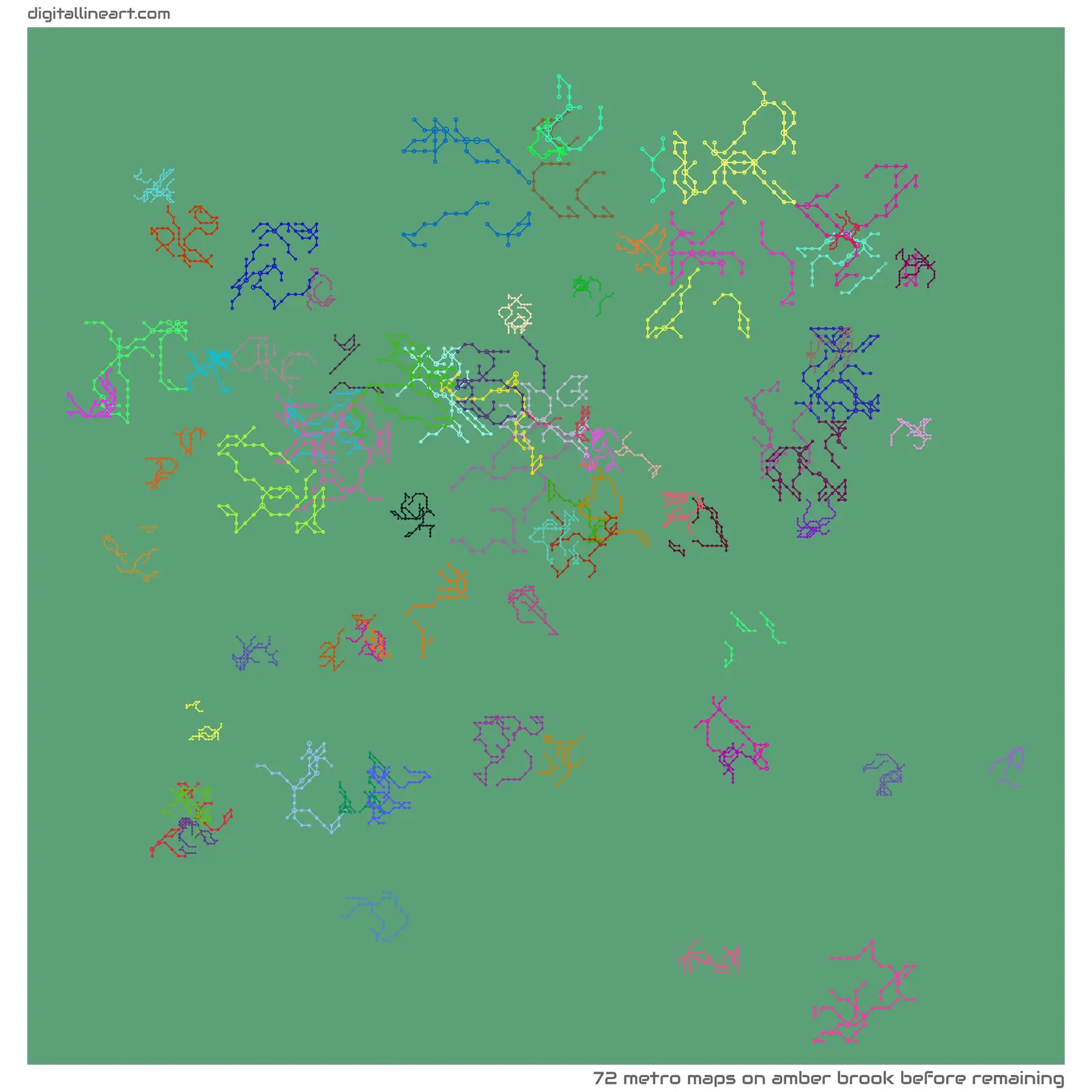 Amber Brook before Remaining — 72 metro maps