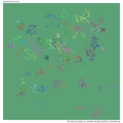 Amber Brook before Remaining — 72 metro maps