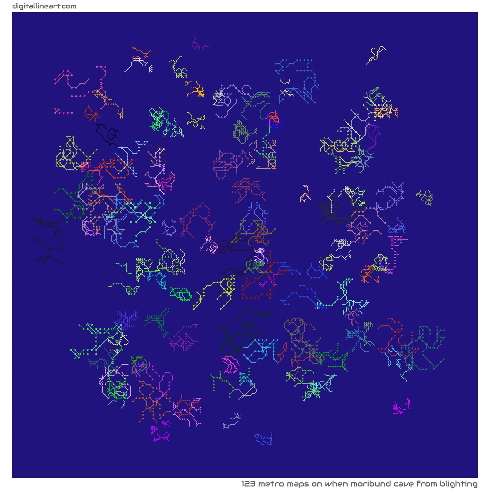 When Moribund Cave from Blighting — 123 metro maps