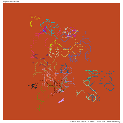 Solid Basin into the Settling — 25 metro maps