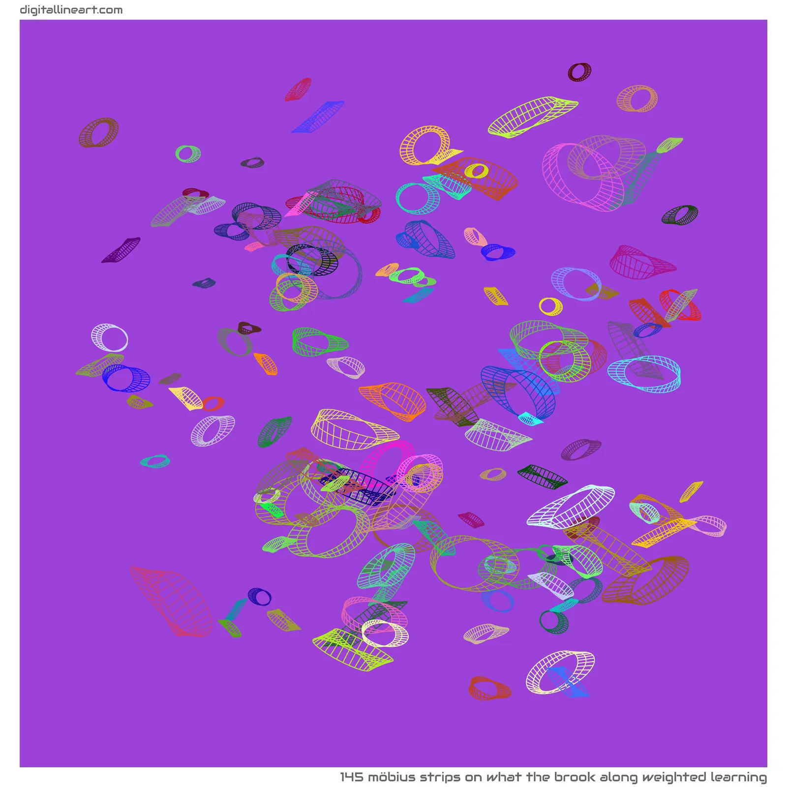 What the Brook along Weighted Learning — 145 Möbius strips