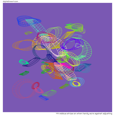 When Hardy Acre Against Adjusting — 44 Möbius strips