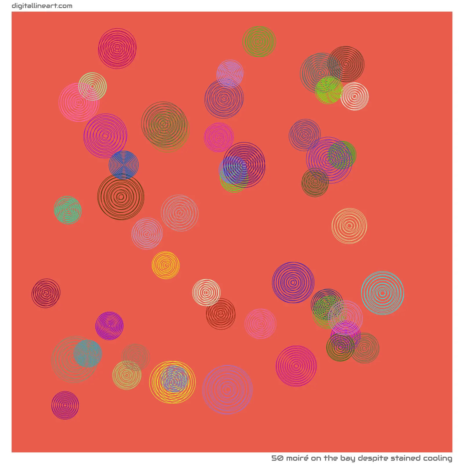 The Bay despite Stained Cooling — Moiré, 50 elements
