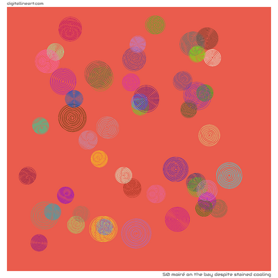The Bay despite Stained Cooling — Moiré, 50 elements
