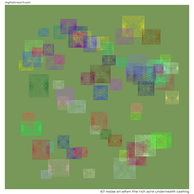 When the Rich Acre underneath Casting — 67 molas