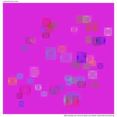The Brook outside Ripened Standing — 50 molas