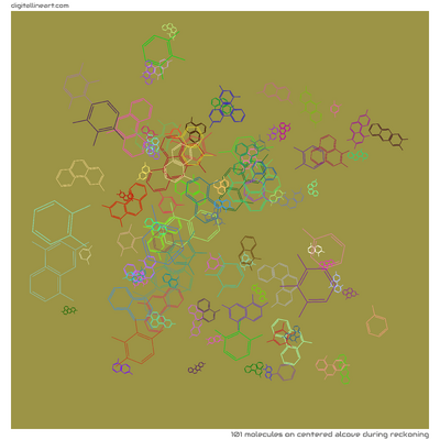 Centered Alcove During Reckoning — 101 molecules
