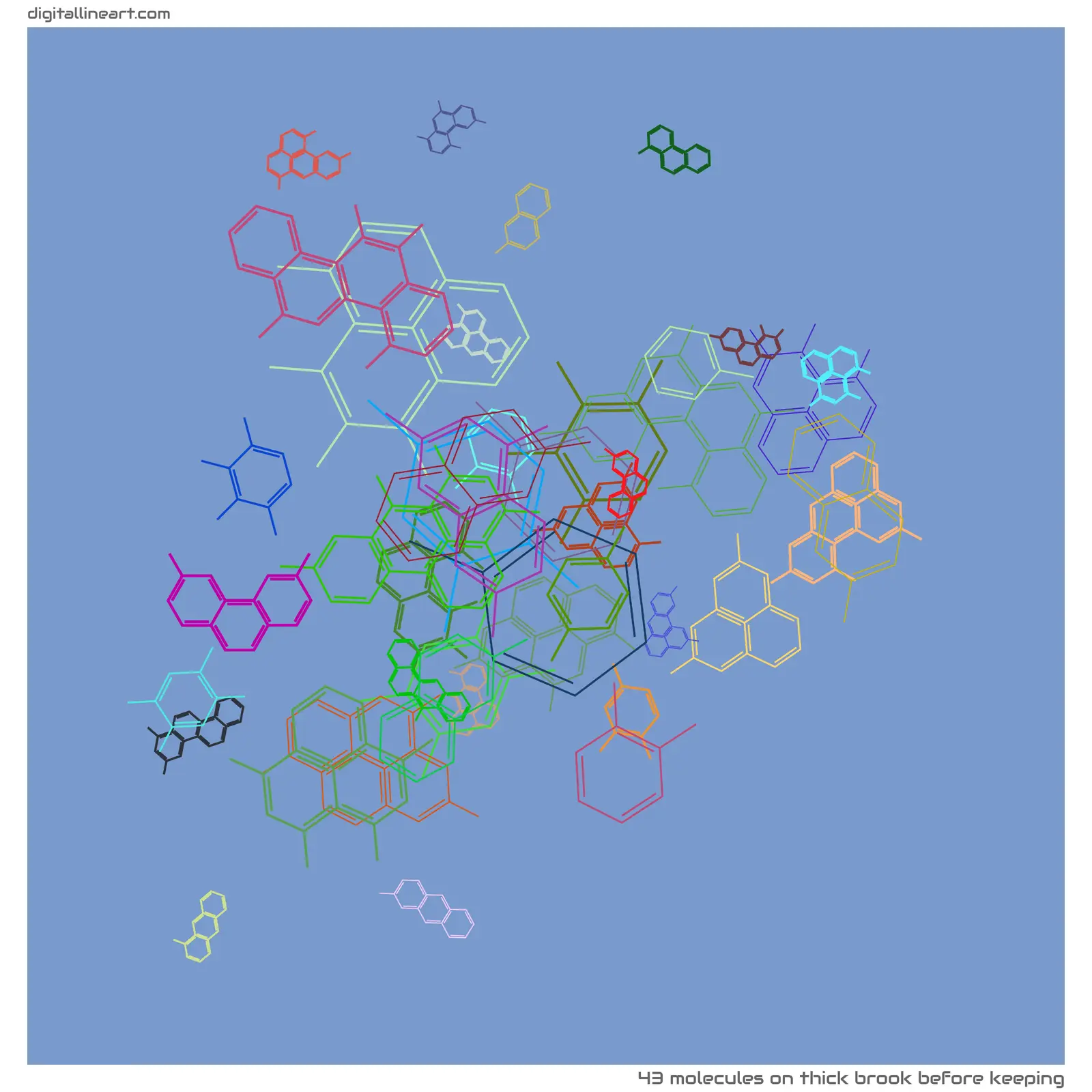 Thick Brook before Keeping — 43 molecules