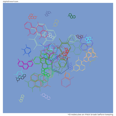 Thick Brook before Keeping — 43 molecules