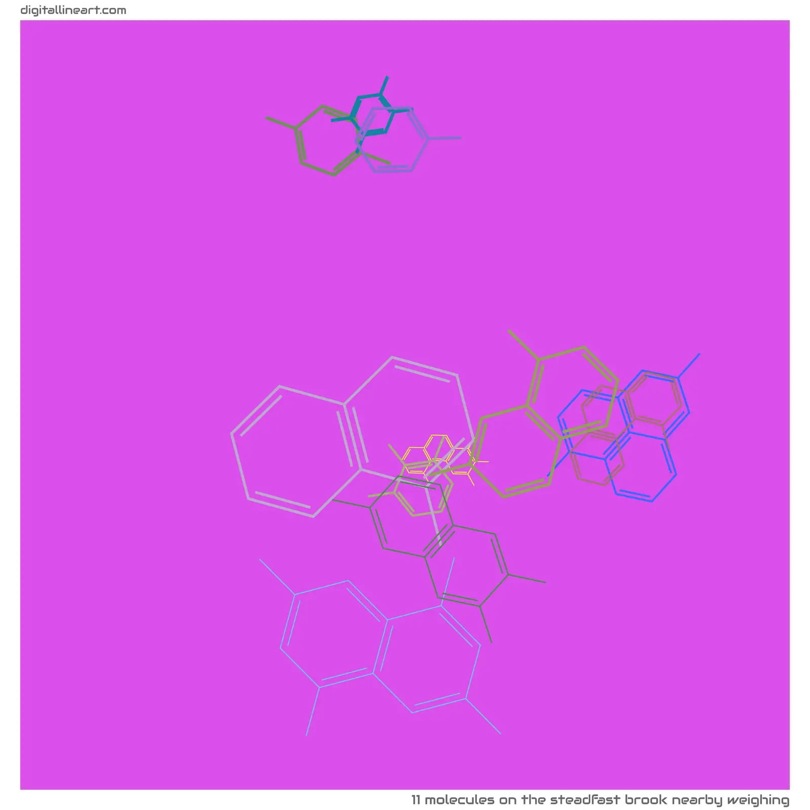 The Steadfast Brook nearby Weighing — 11 molecules