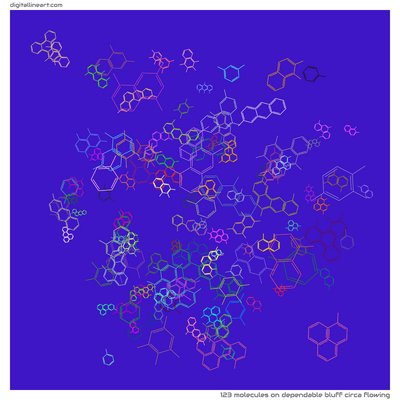 Dependable Bluff circa Flowing — 123 molecules
