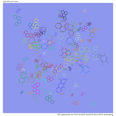 The Breath behind Bountiful Emerging — 115 molecules