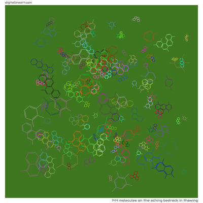 The Aching Bedrock in Thawing — 144 molecules