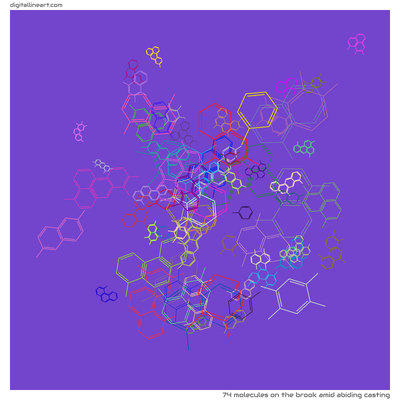 The Brook amid Abiding Casting — 74 molecules
