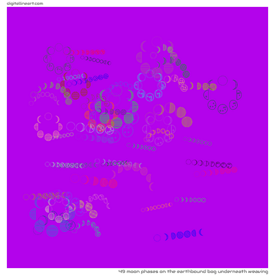 The Earthbound Bog underneath Weaving — 49 moon phases