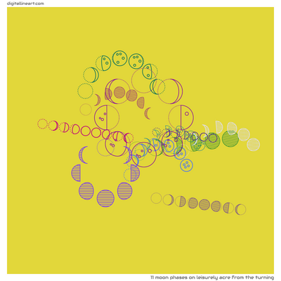 Leisurely Acre from the Turning — 11 moon phases