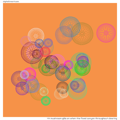 When the Fixed Canyon throughout Clearing — 44 mushroom gills