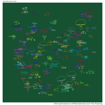 Stifled Bedrock over the Thawing — 146 mushrooms
