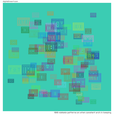 When Constant Arch in Keeping — 100 ndebele patterns
