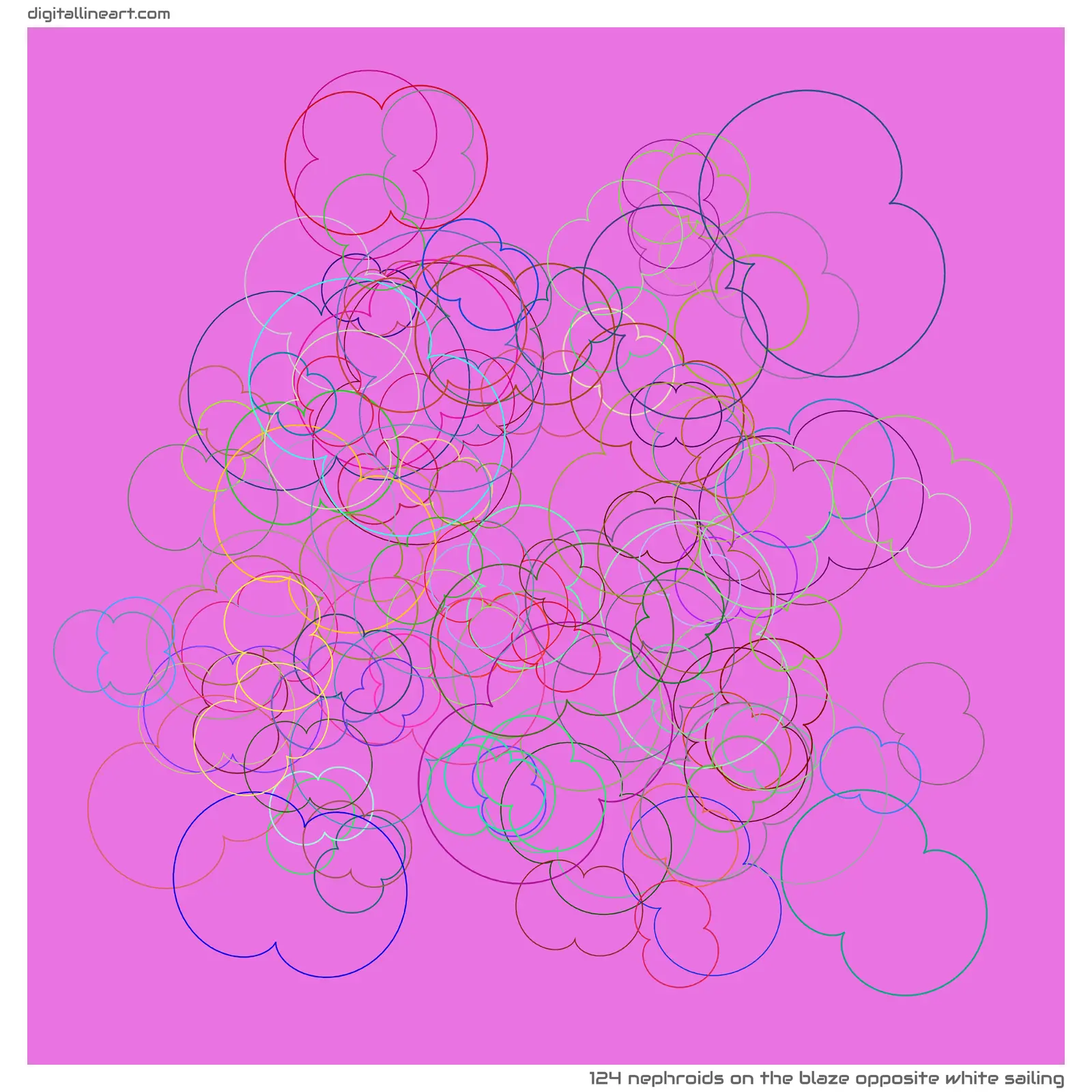 The Blaze opposite White Sailing — 124 nephroids