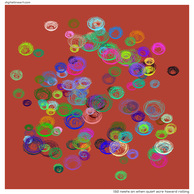 When Quiet Acre toward Rolling — 132 nests