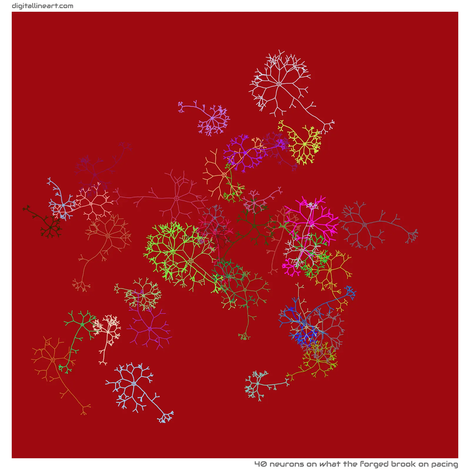 What the Forged Brook on Pacing — 40 neurons