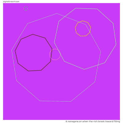 When the Rich Brook toward Filling — 6 nonagons