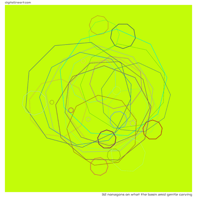 What the Basin amid Gentle Carving — 32 nonagons