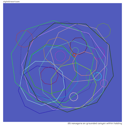Grounded Canyon within Holding — 25 nonagons