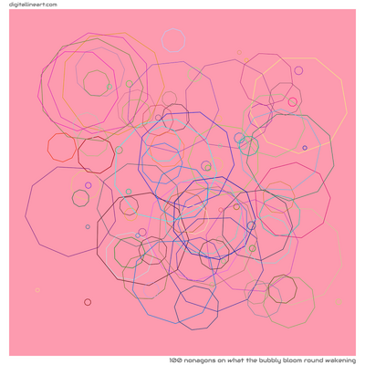 What the Bubbly Bloom round Wakening — 100 nonagons