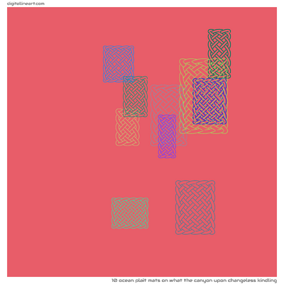 What the Canyon upon Changeless Kindling — 10 ocean plait mats