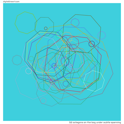 The Bog under Subtle Spanning — 52 octagons