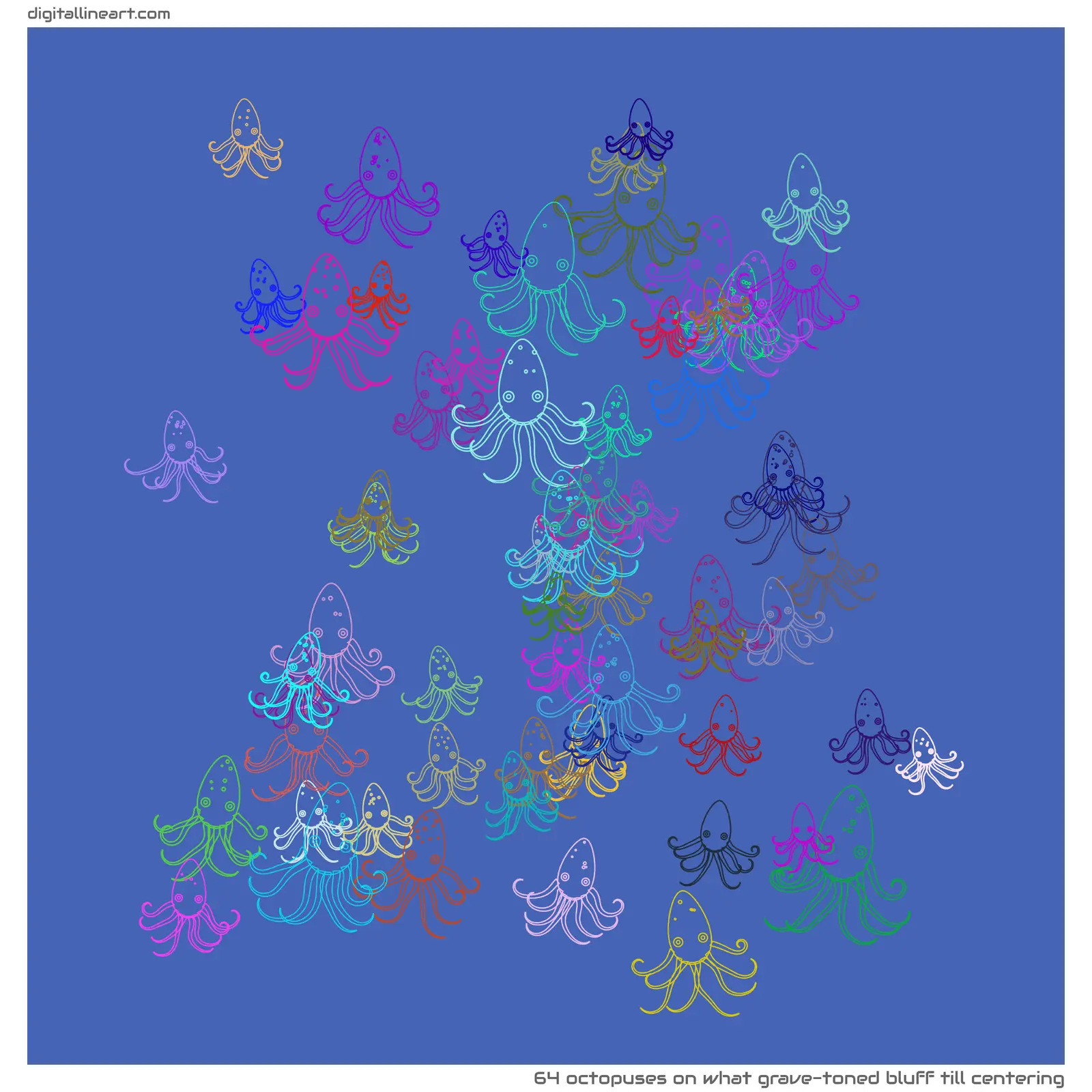 What Grave-toned Bluff till Centering — 64 octopuses