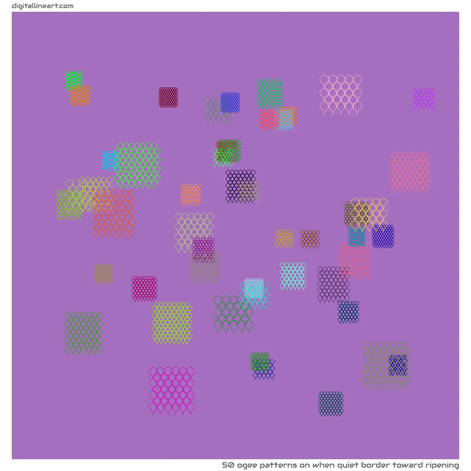 When Quiet Border toward Ripening — 50 ogee patterns