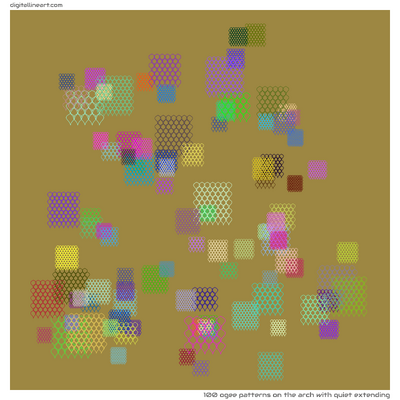 The Arch with Quiet Extending — 100 ogee patterns