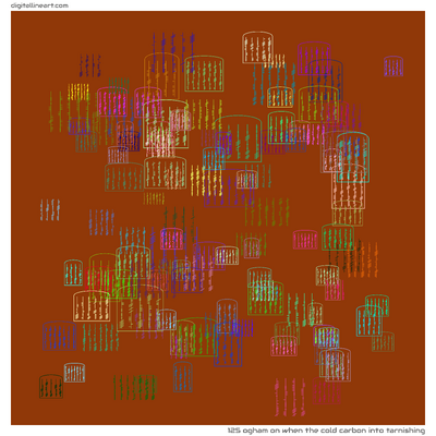 When the Cold Carbon into Tarnishing — Ogham, 125 elements