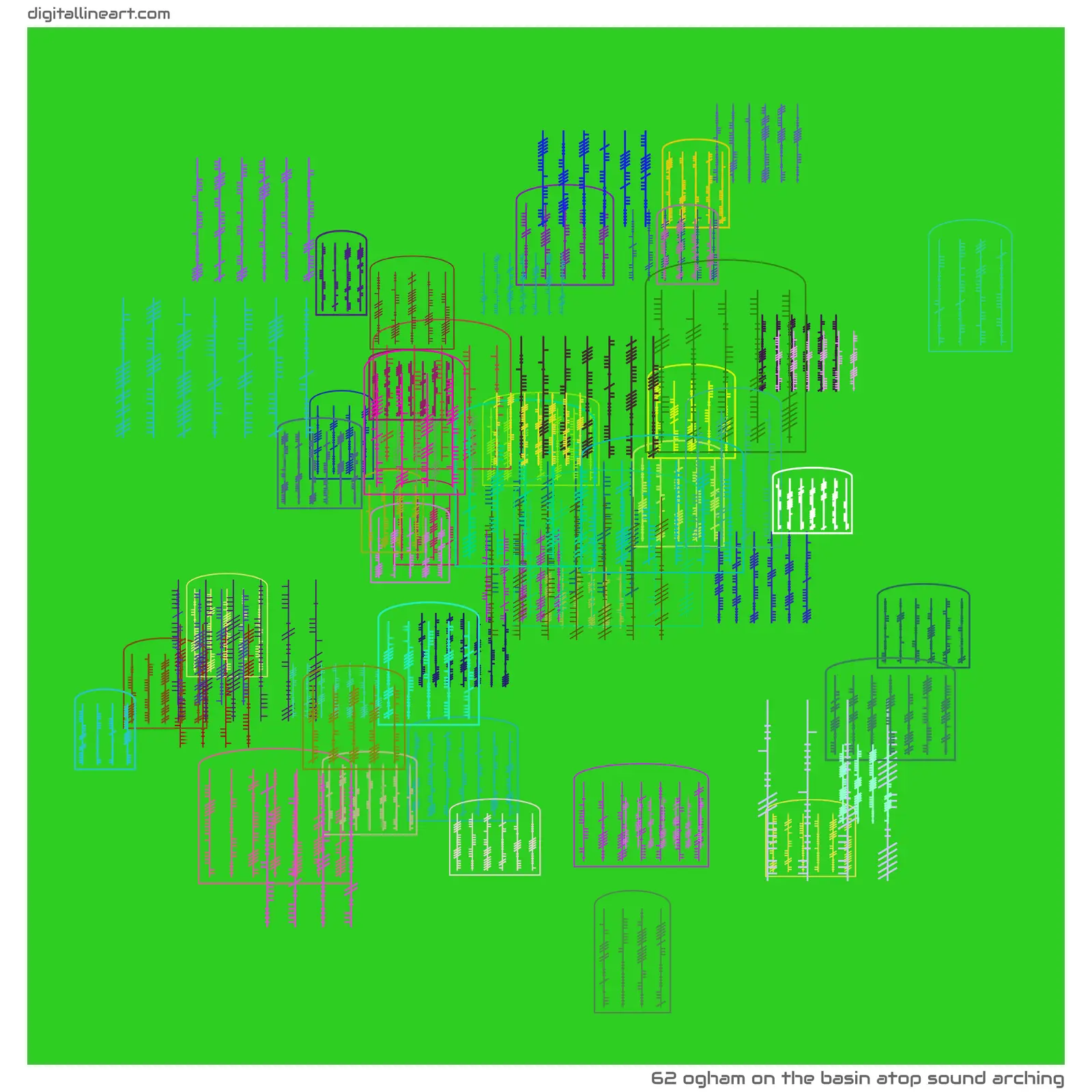 The Basin atop Sound Arching — Ogham, 62 elements