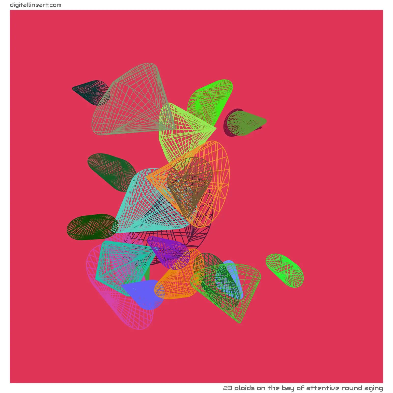 The Bay of Attentive round Aging — 23 oloids