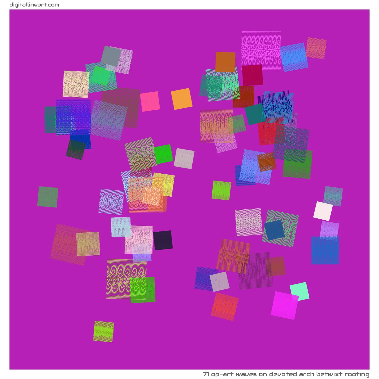 Devoted Arch betwixt Rooting — 71 op-art waves