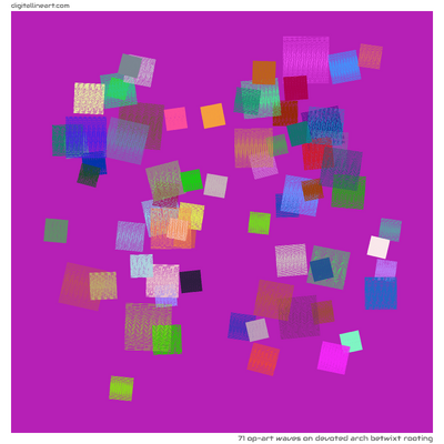 Devoted Arch betwixt Rooting — 71 op-art waves