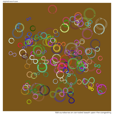 Corroded Basalt upon the Congealing — 150 ouroboros