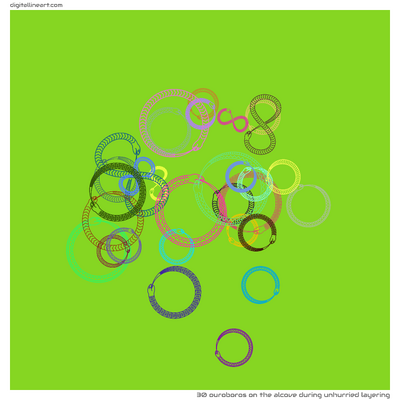 The Alcove During Unhurried Layering — 30 ouroboros