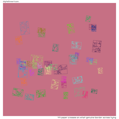 What Genuine Border across Tying — 44 paper creases